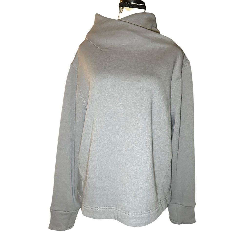 Apana Gray Cowl Neck Sweater Size EL